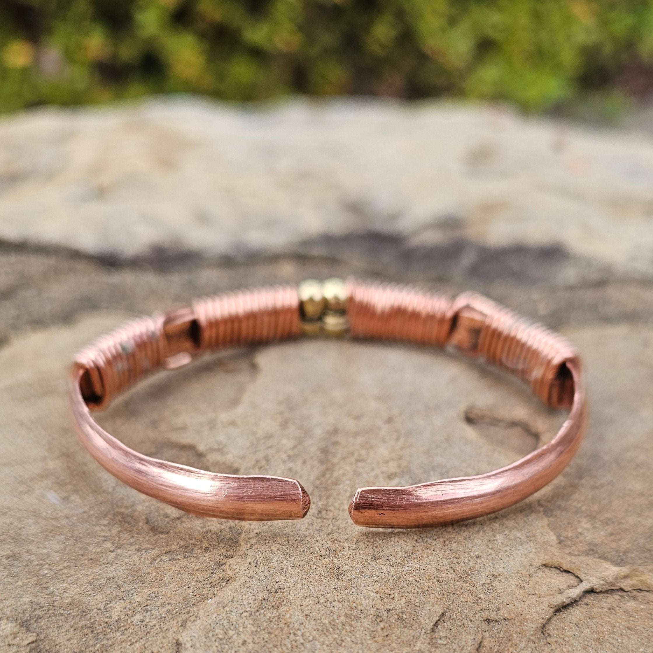 Copper Wrap Design Unisex Bracelet