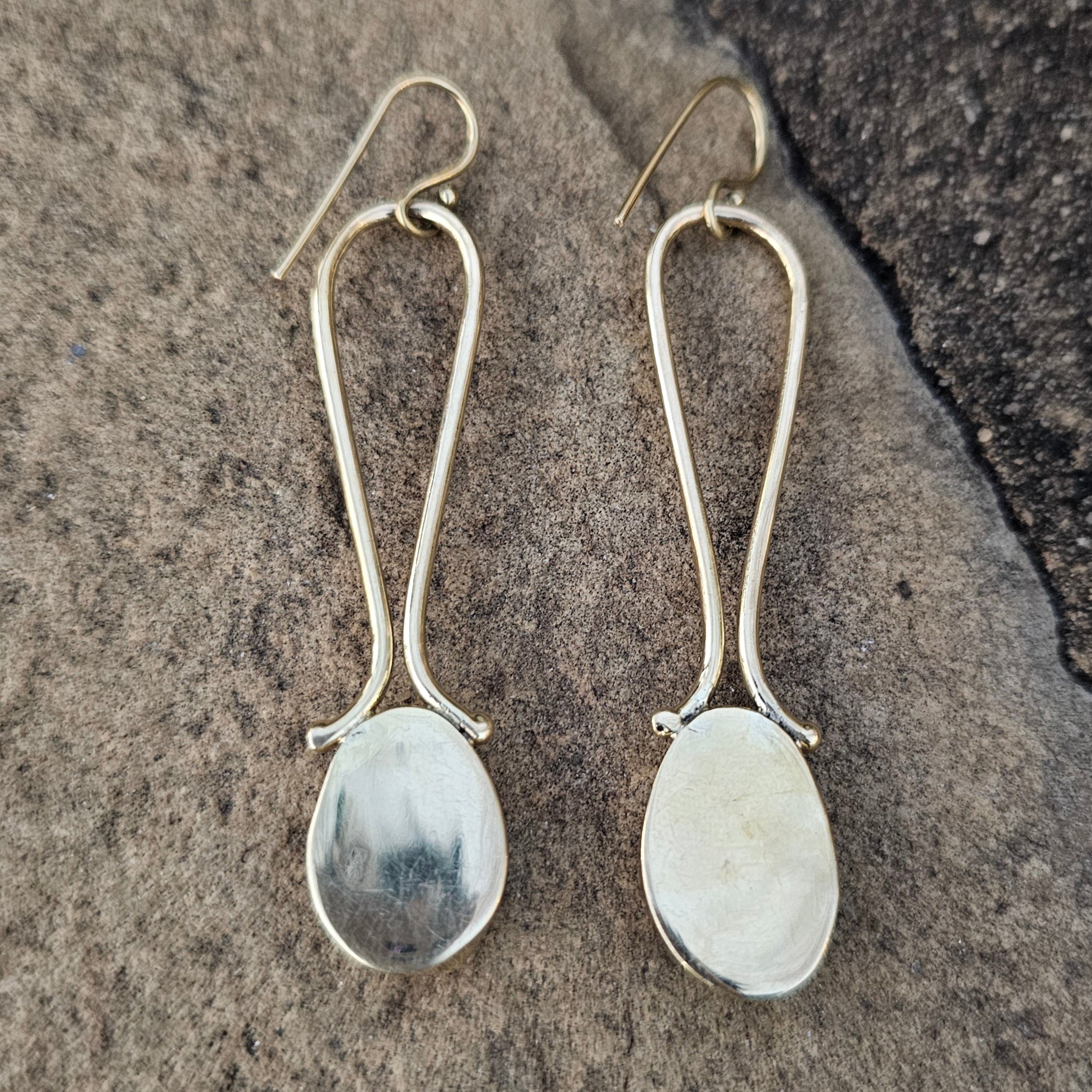Open Filigree Cowrie Shell Earrings