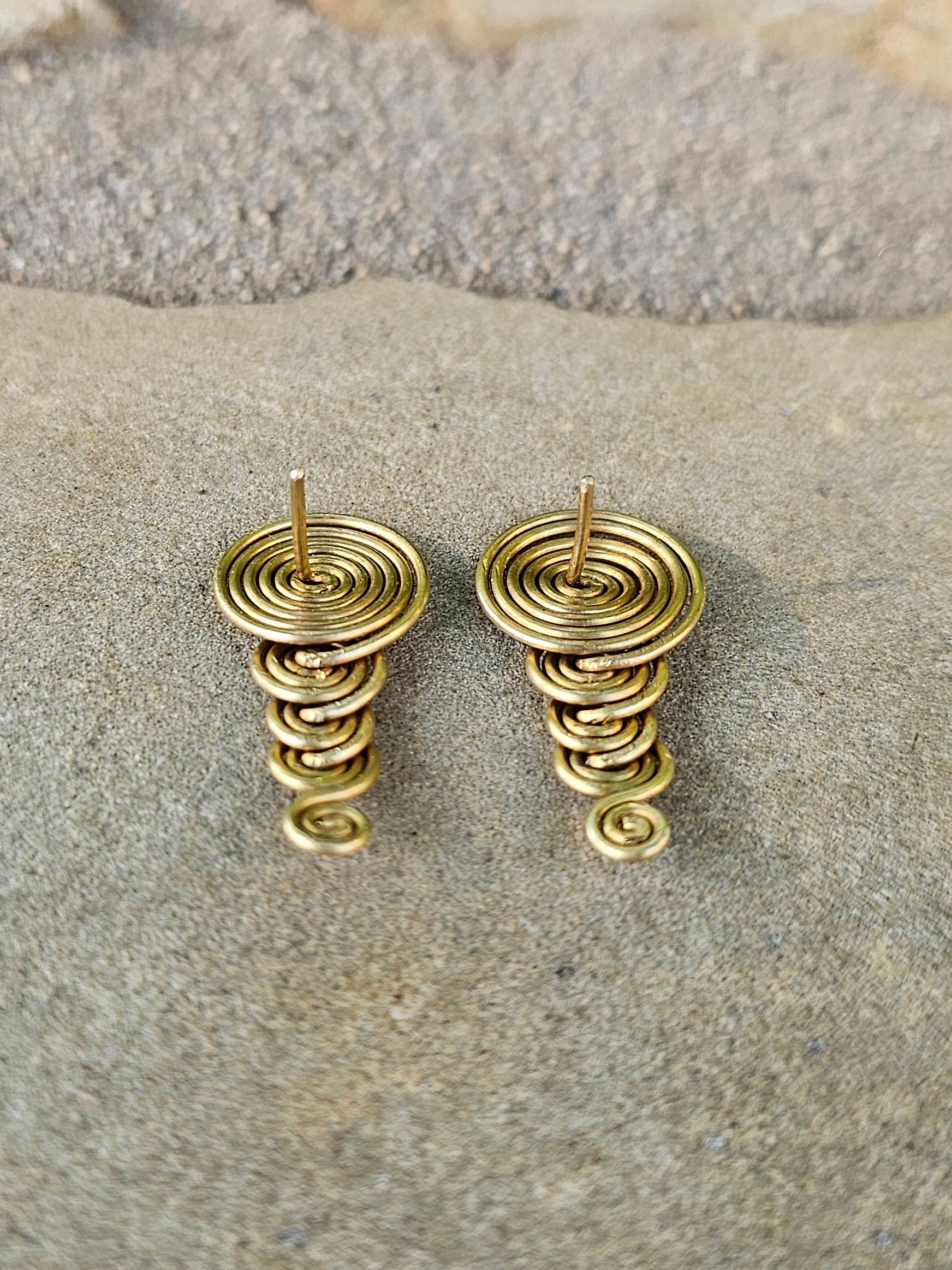 Continuing Spiral Drop Earrings