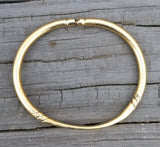 Un-Etched Unisex Brass Bracelet