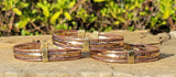 Flat Twist Brass & Copper Unisex Bracelet