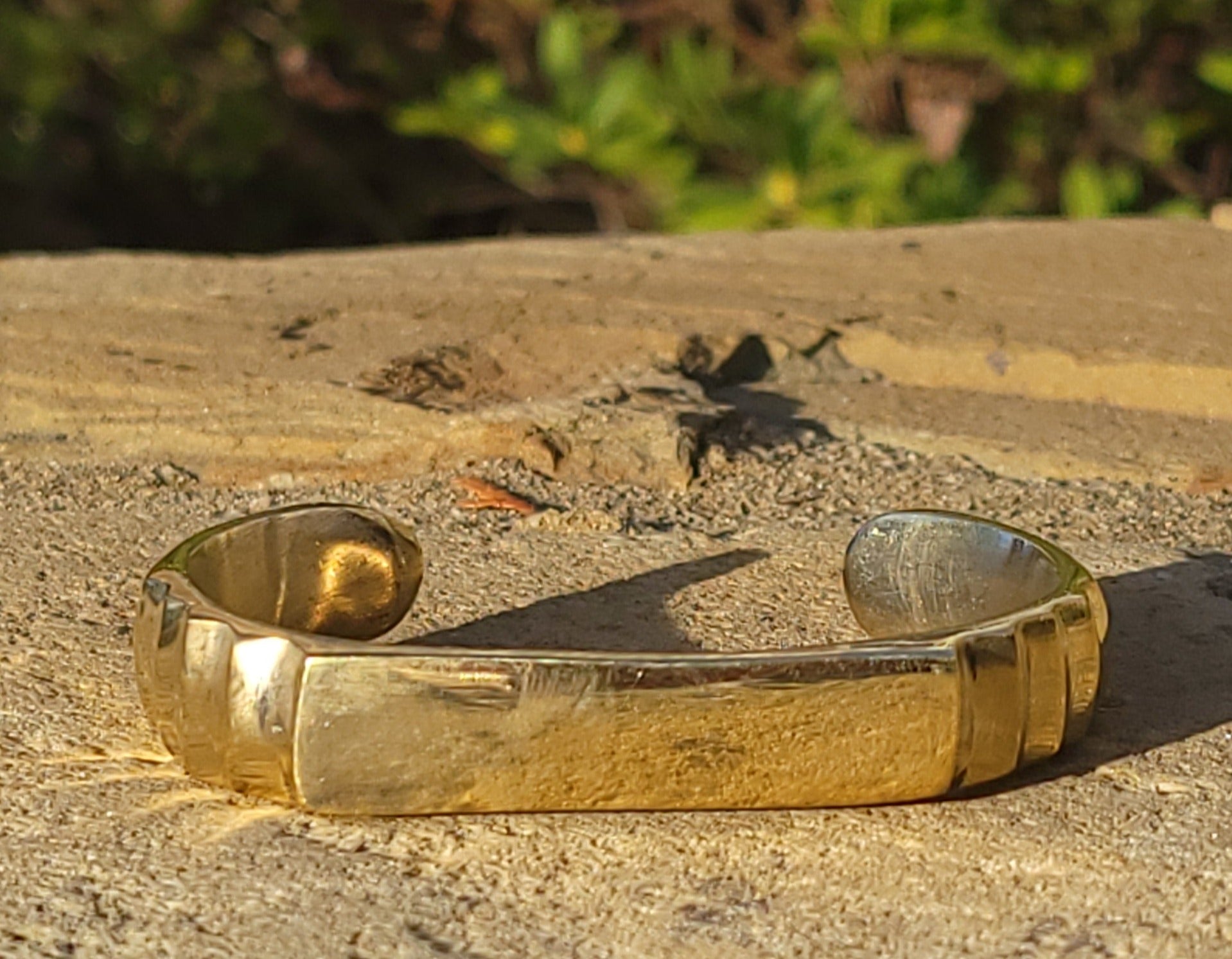 Medium Warrior Unisex Brass Bracelet