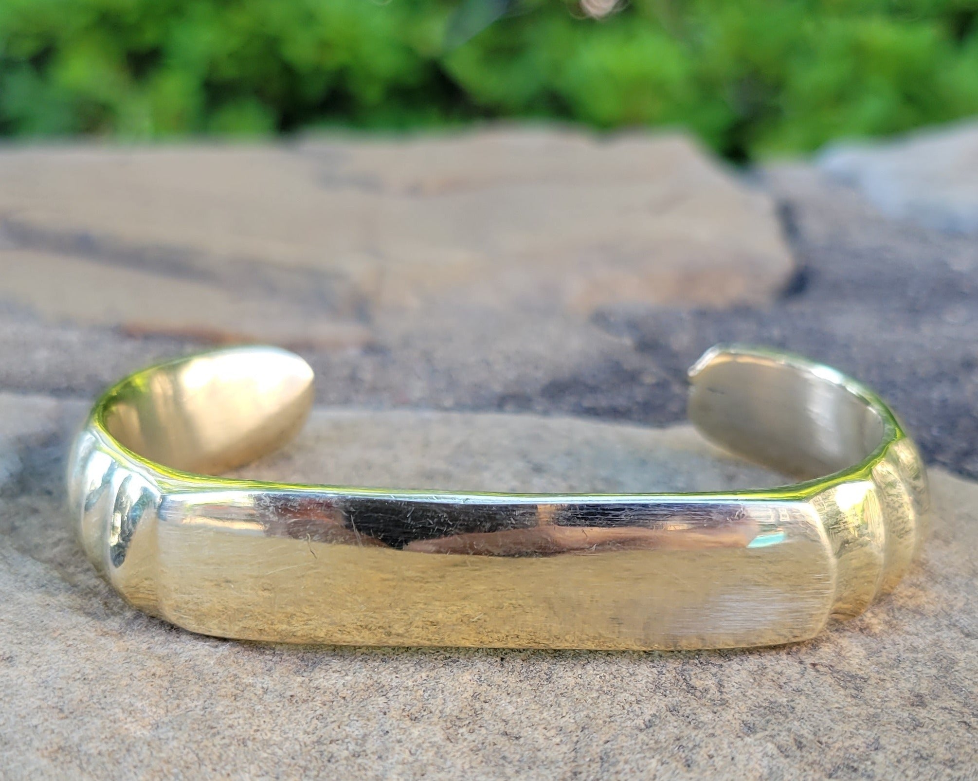 Large Warrior Unisex Brass Bracelet