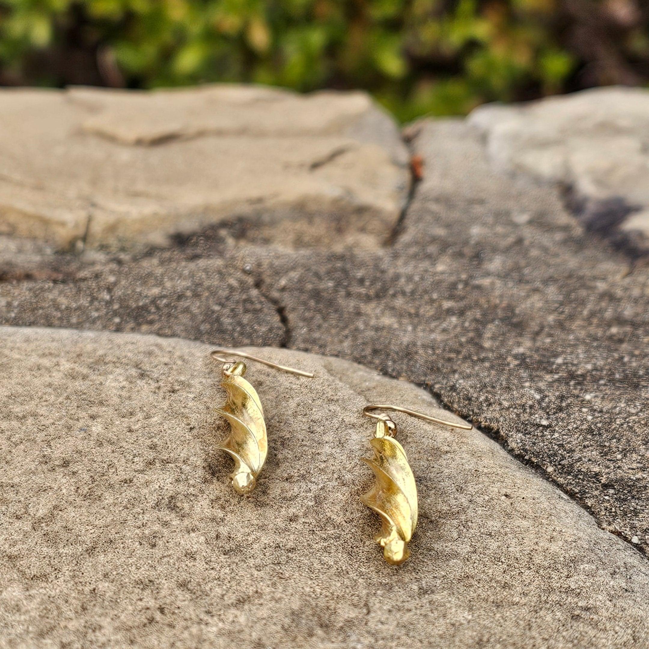 Fulani Drop Brass Earrings