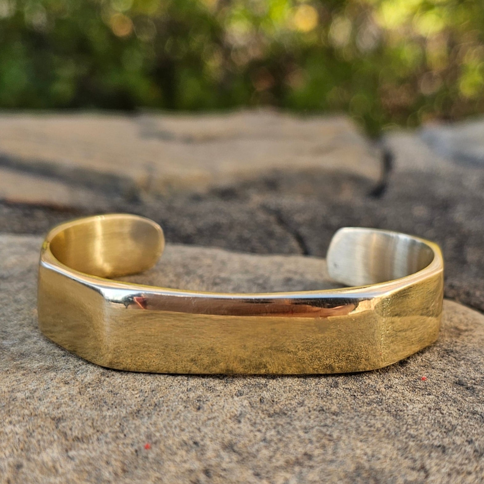 Modern Warrior Unisex Brass Bracelet