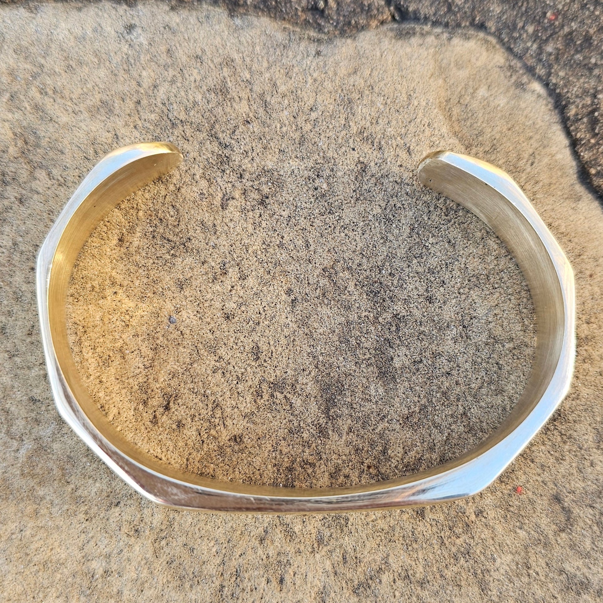 Modern Warrior Unisex Brass Bracelet