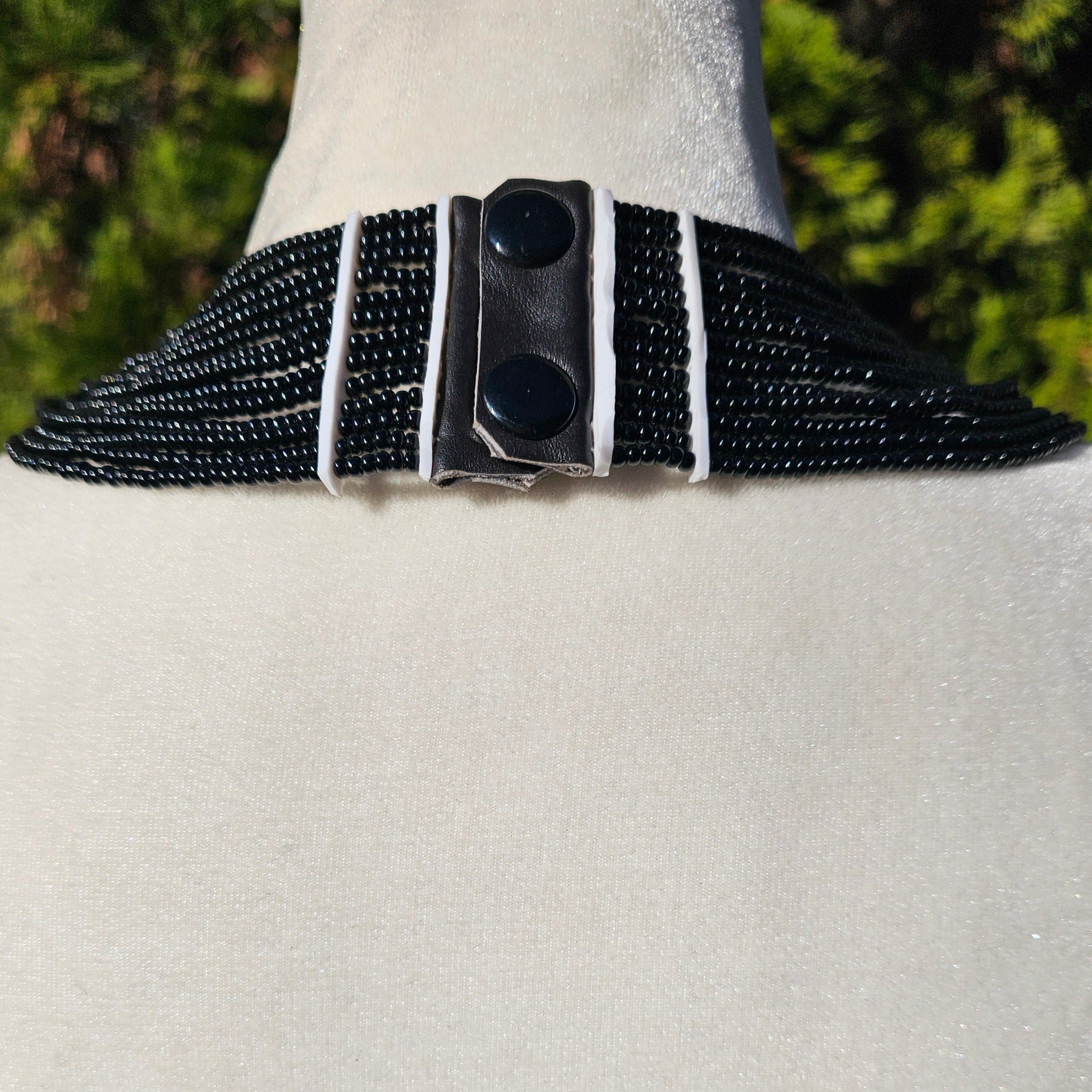 Black Maasai Necklace