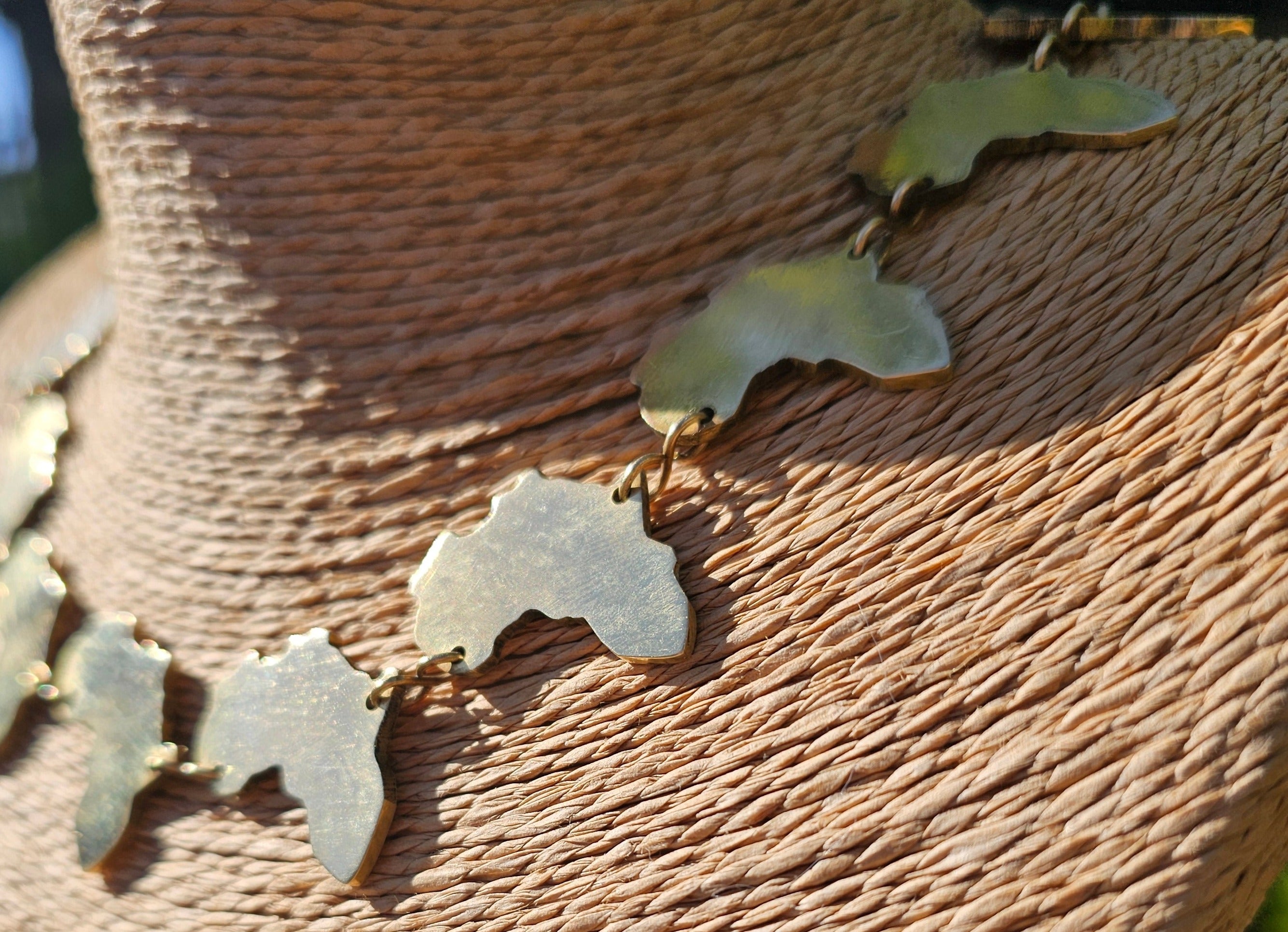 Motherland Riviera Brass Necklace