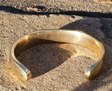 Small Warrior Unisex Brass Bracelet