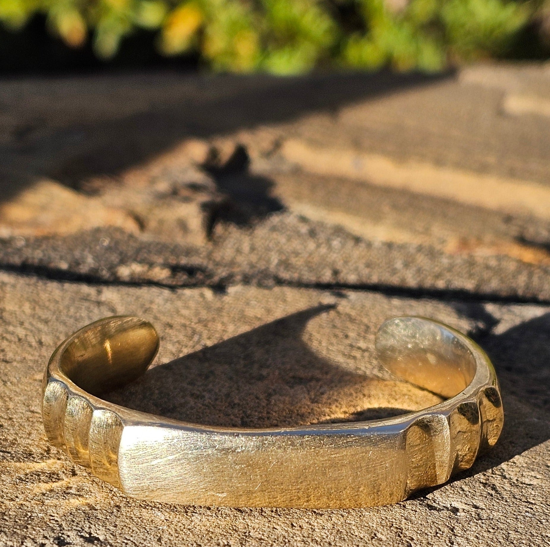 Small Warrior Unisex Brass Bracelet