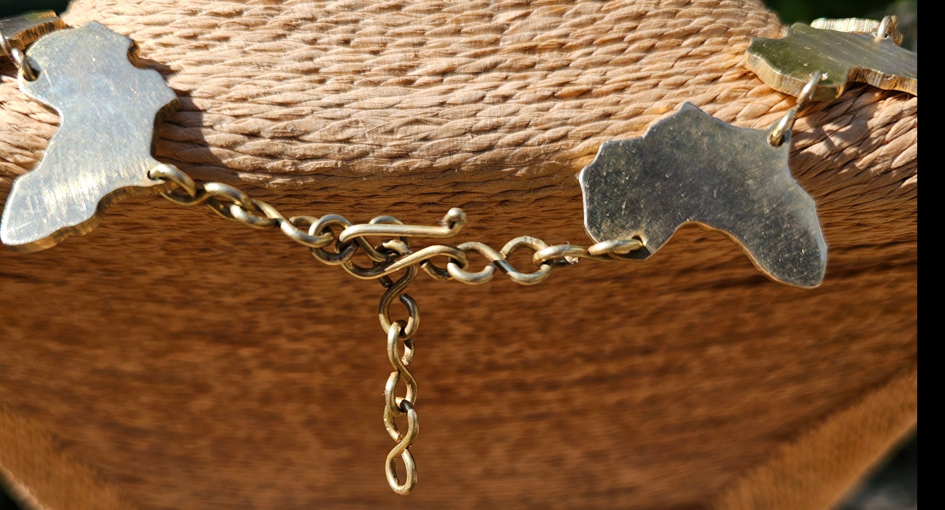 Motherland Riviera Brass Necklace