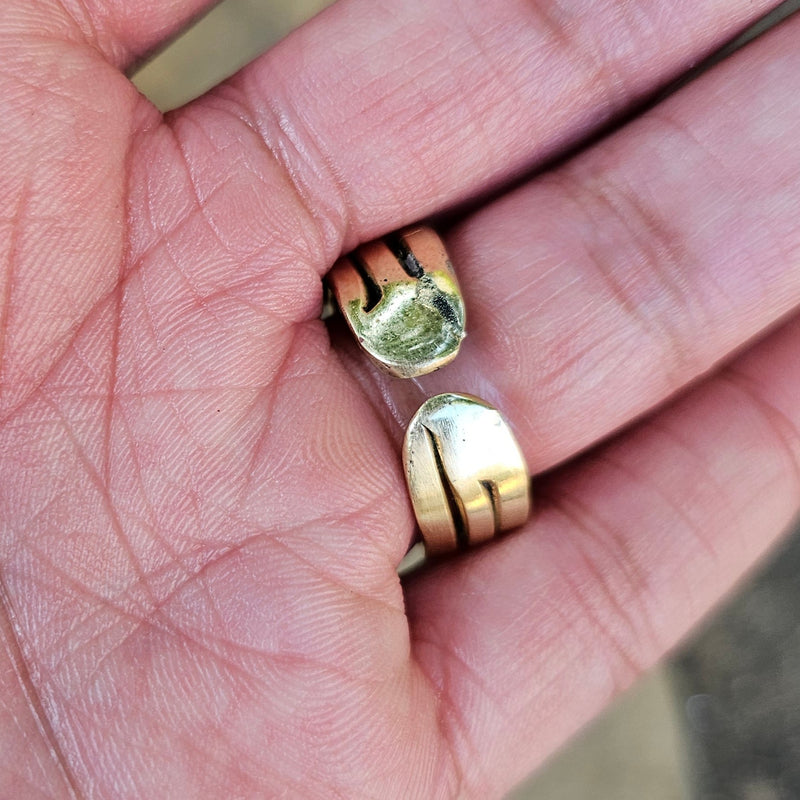 Tri-Band Adjustable Brass Ring