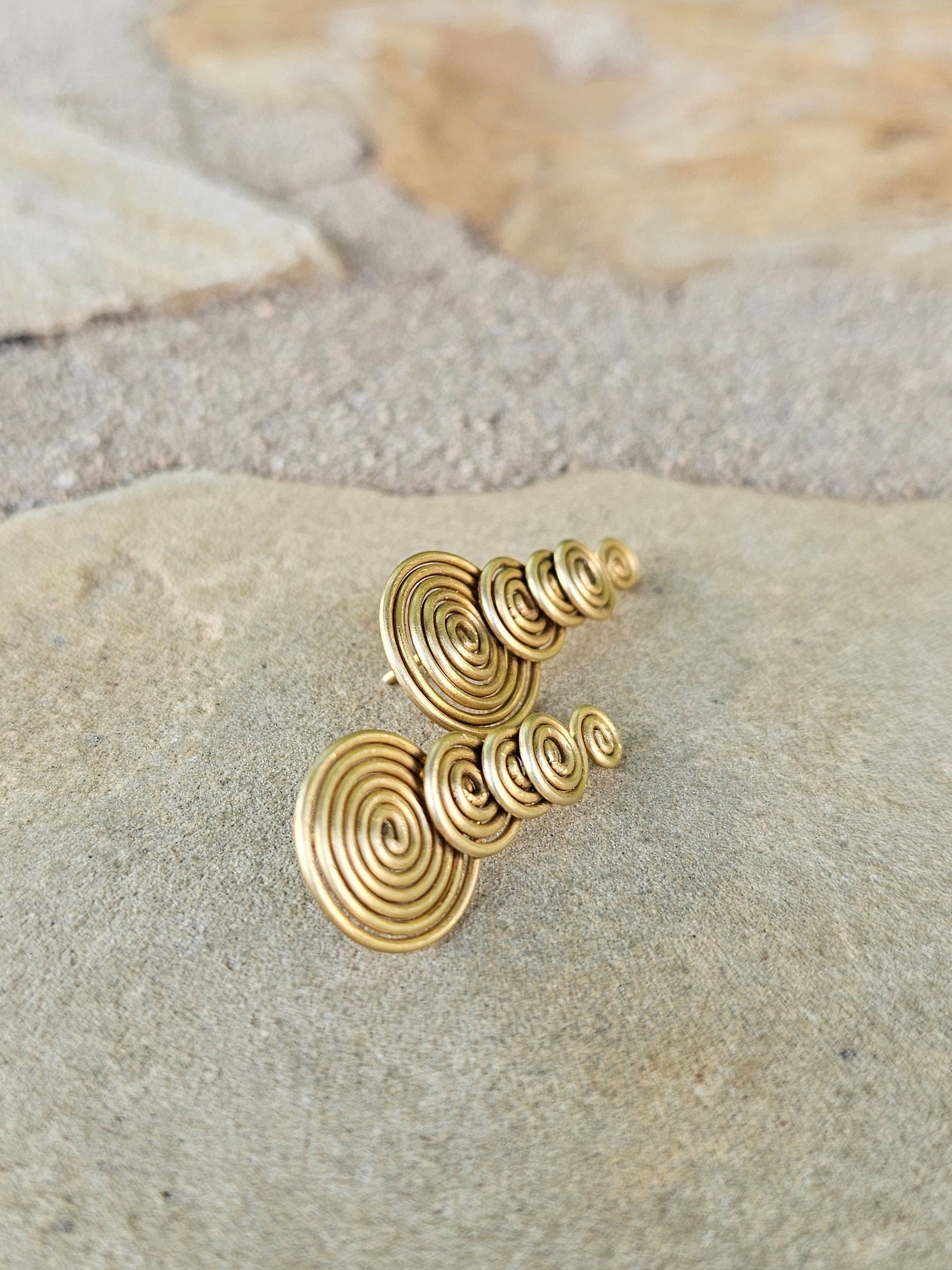 Continuing Spiral Drop Earrings