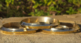 The Mountain Unisex Brass Bangle