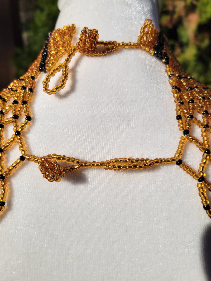 Gold & Black Body Necklace
