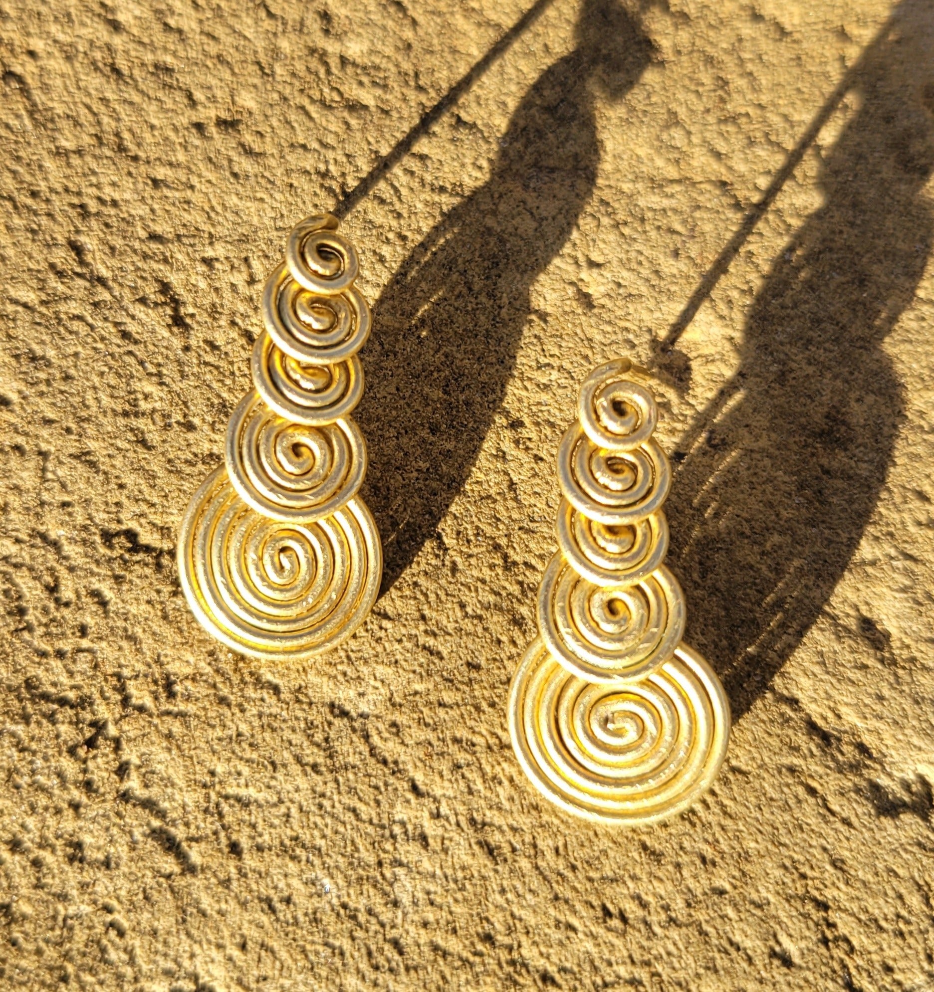Continuing Spiral Drop Earrings