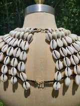 Large Reversible Cowrie Shell Necklace